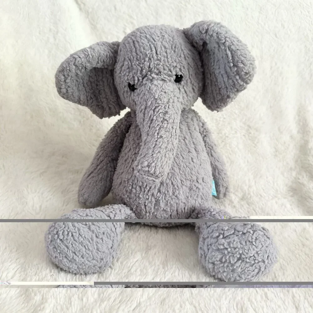Manhattan Toy Emmet Elephant Gray Ribbed 13
